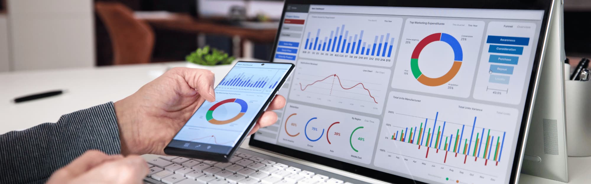 analytics on computer